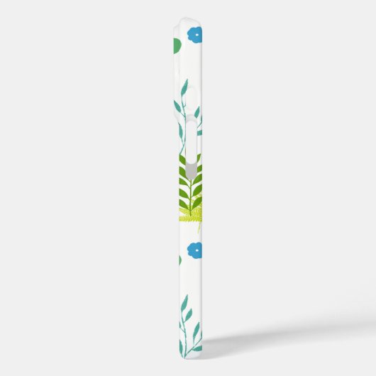 Coques Case-Mate iPhone Fleur bleue (Verso / Gauche)