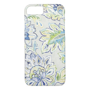 Coque iPhone 7 Fleur bleue de Bohème