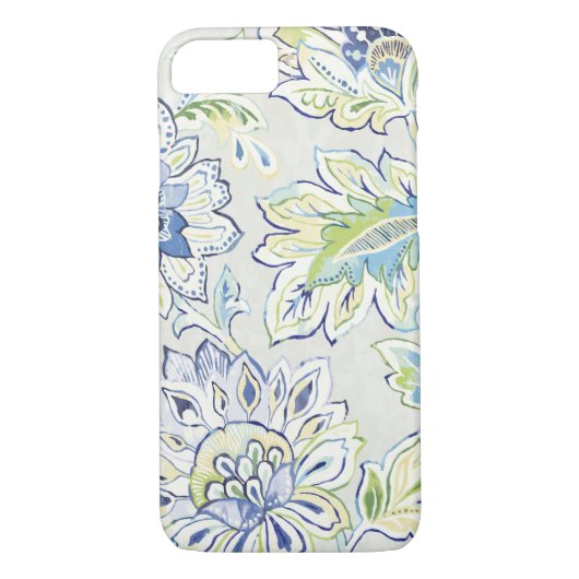 Coques Case-Mate iPhone Fleur bleue de Bohème (Dos)
