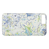 Coques Case-Mate iPhone Fleur bleue de Bohème (Dos (Horizontal))