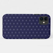 Coques Case-Mate iPhone Fleur bleue de la Marine (Dos (Horizontal))