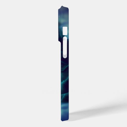 Coques Case-Mate iPhone Fleur bleue profonde (Verso / Gauche)