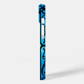 Coques Case-Mate iPhone Fleur bleue vibrante (Verso / Gauche)