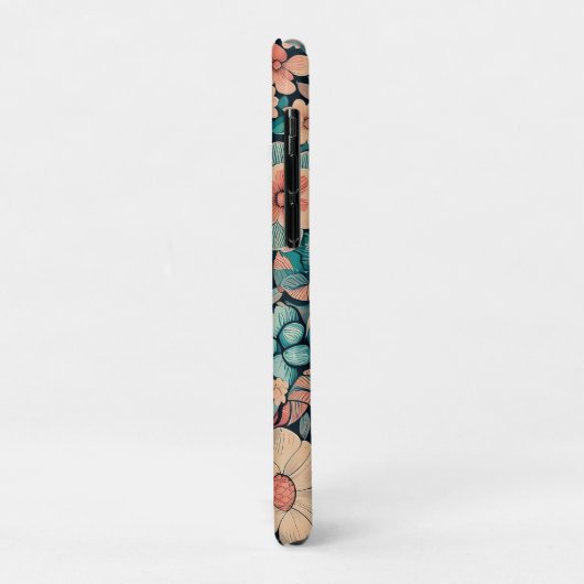 Coques Case-Mate iPhone Fleur bohème (Dos/Gauche)