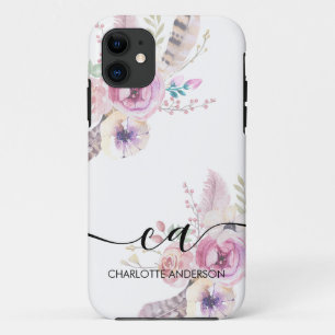 Case-Mate iPhone Case Fleur Boho, Monogramme