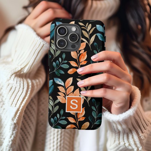 Coques Case-Mate iPhone Fleur boho monogramme