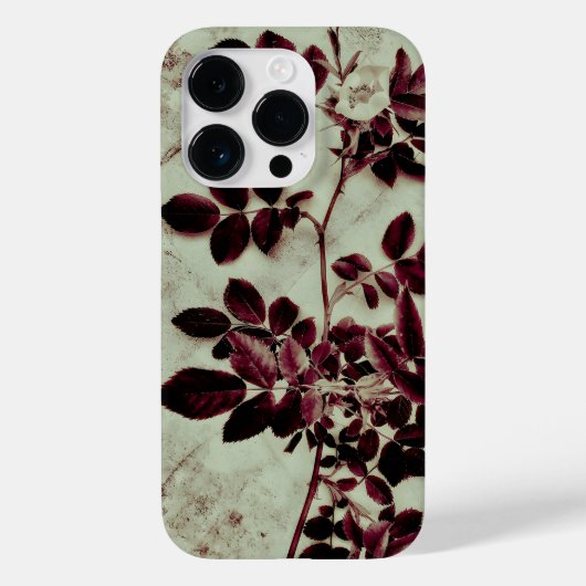 Coques Case-Mate iPhone Fleur Bordeaux (Verso)
