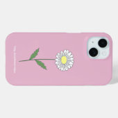Coques Case-Mate iPhone Fleur Botanique Faisy Rose (Verso (horizontal))