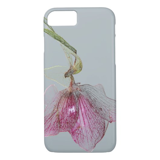 Coques Case-Mate iPhone Fleur botanique fleurie violette (Dos)