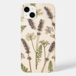 Coque Pour iPhone 14 Plus Fleur botanique lavande vintage