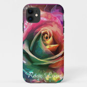 Coques Case-Mate iPhone Fleur céleste : Rose Alien (Dos)