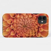 Coques Case-Mate iPhone Fleur Centre Orange Dahlia (Dos (Horizontal))