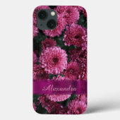 Coques Case-Mate iPhone Fleur Chrysanthemum rose (Verso)