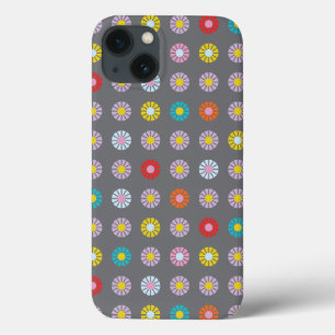 Case-Mate iPhone Case Fleur colorée rétro