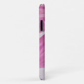 Coques Case-Mate iPhone Fleur Cosmo rose texturée (Dos/Droite)
