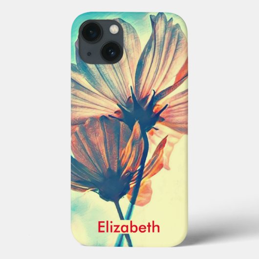 Coques Case-Mate iPhone Fleur Cosmos personnalisée (Verso)