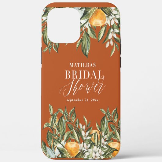 Coques Case-Mate iPhone Fleur d'agrumes rustiques floraison botanique mode (Verso)