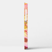 Coques Case-Mate iPhone Fleur Dahlia rose chaud (Verso / Gauche)