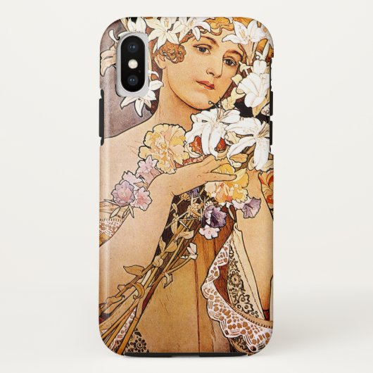 Coques Case-Mate iPhone Fleur d'Alphonse Mucha (Dos)