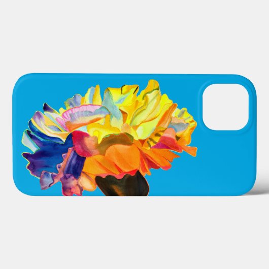 Coques Case-Mate iPhone Fleur d'aquarelle couleur carnation (Verso (horizontal))