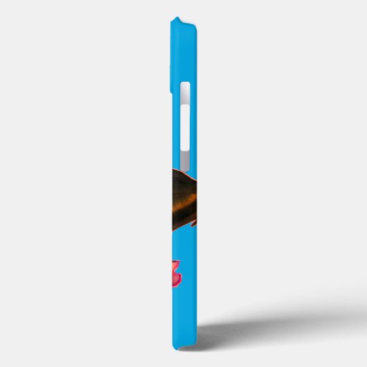 Coques Case-Mate iPhone Fleur d'aquarelle couleur carnation (Verso / Gauche)