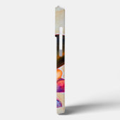 Coques Case-Mate iPhone Fleur d'aquarelle Neon Carnation (Verso / Gauche)