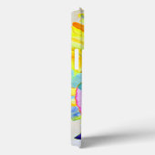 Coques Case-Mate iPhone Fleur d'aquarelle Neon Carnation (Verso / Droite)