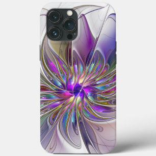 Case-Mate iPhone Case Fleur d'art fractal abstrait énergique et coloré