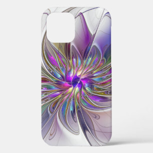 Case-Mate iPhone Case Fleur d'art fractal abstrait énergique et coloré