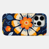 Coques Case-Mate iPhone Fleur d'art populaire gras (Verso (horizontal))