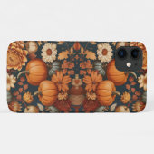 Coques Case-Mate iPhone Fleur d'automne Citrouille cadeau d'Halloween (Dos (Horizontal))