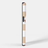 Coques Case-Mate iPhone Fleur d'automne En vichy vérifier Motif (Verso / Droite)