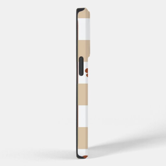 Coques Case-Mate iPhone Fleur d'automne En vichy vérifier Motif (Verso / Droite)