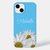 Coques Case-Mate iPhone Fleur de campagne bleu (Verso)