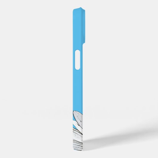 Coques Case-Mate iPhone Fleur de campagne bleu (Verso / Droite)