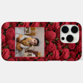 Coques Case-Mate iPhone Fleur de Carnation Cadeau d'Anniversaire Minimalis (Verso (horizontal))