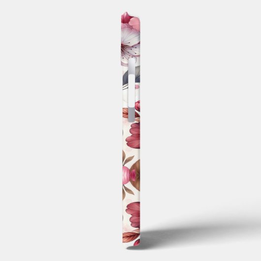 Coques Case-Mate iPhone Fleur de cerise (Verso / Gauche)
