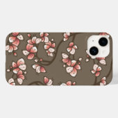 Coques Case-Mate iPhone Fleur de cerise rose Élégante Sakura Floral (Verso (horizontal))