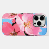 Coques Case-Mate iPhone Fleur de cerisier (Verso (horizontal))