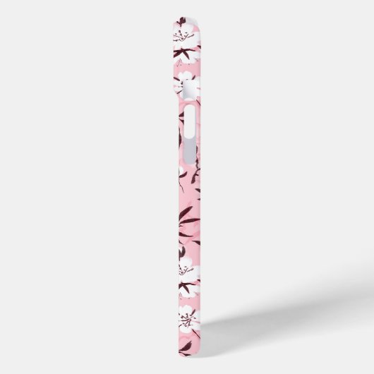 Coques Case-Mate iPhone Fleur de cerisier blanc (Verso / Gauche)