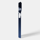 Coques Case-Mate iPhone Fleur de cerisier blanche sur fond marine (Verso / Droite)