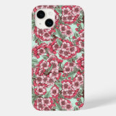 Coques Case-Mate iPhone Fleur de cerisier rose et menthe (Verso)