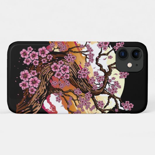 Coques Case-Mate iPhone Fleur de cerisier sauvage (Dos (Horizontal))