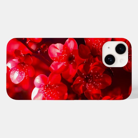 Coques Case-Mate iPhone Fleur de cerisier Twilight (Verso (horizontal))
