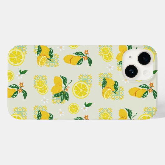 Coques Case-Mate iPhone Fleur de Citron (Verso (horizontal))