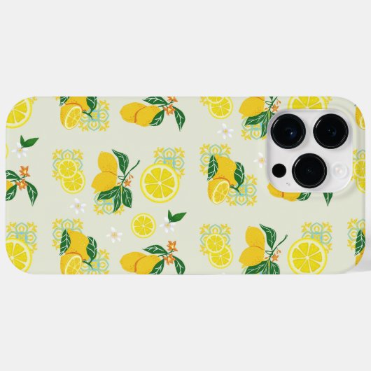 Coques Case-Mate iPhone Fleur de Citron (Verso (horizontal))