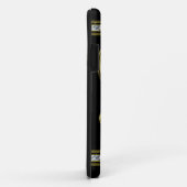 Coques Case-Mate iPhone Fleur de coeur de diamant et d'or (Dos/Droite)