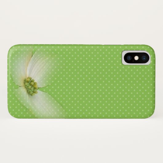 Coques Case-Mate iPhone Fleur de cosmos en pois (Dos (Horizontal))