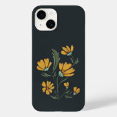 Coques Case-Mate iPhone Fleur de Cosmos Jaune Beauté simple (Verso)