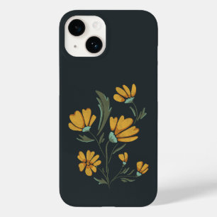 Coque Pour iPhone 14 Fleur de Cosmos Jaune Beauté simple
